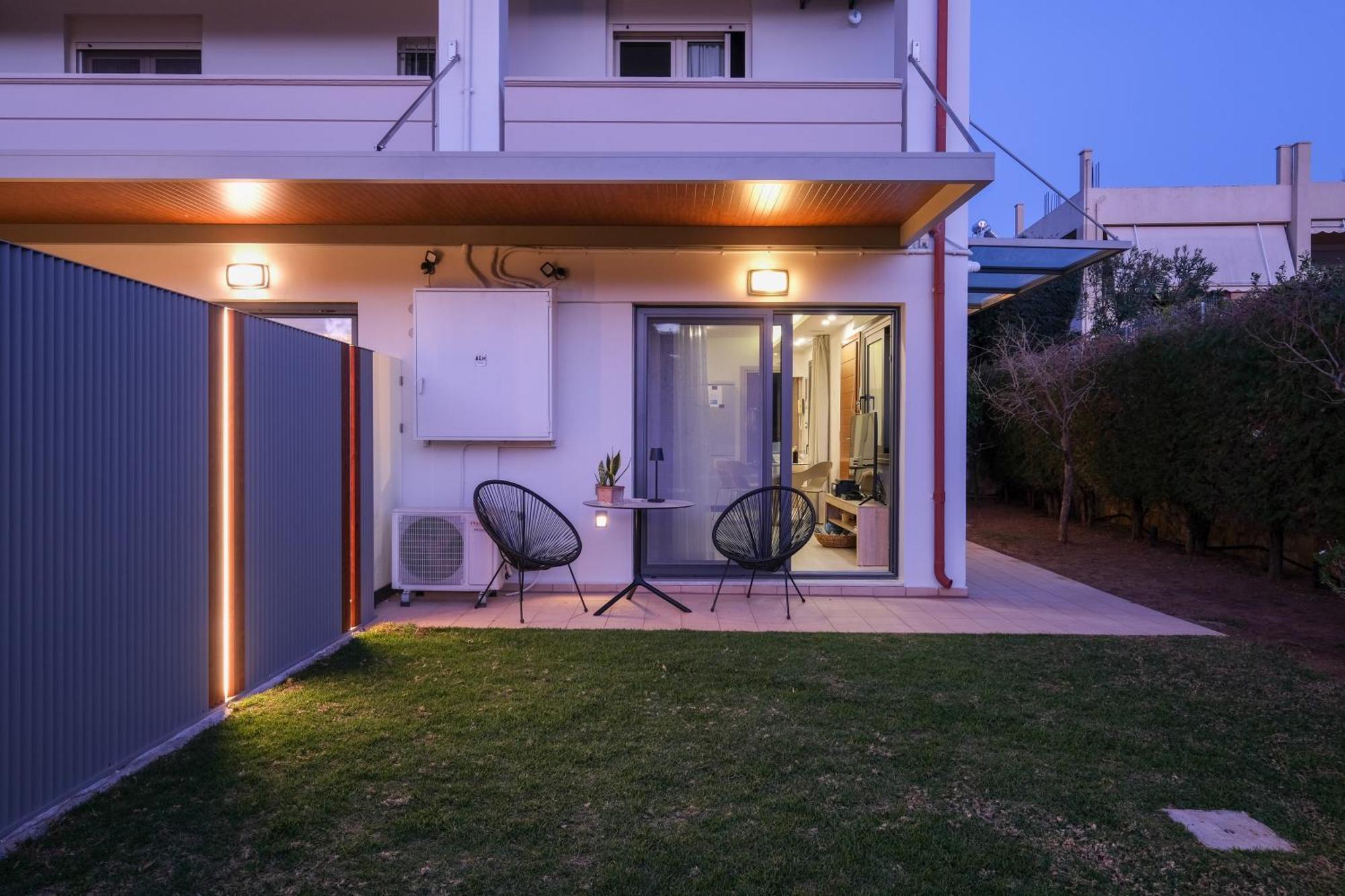 Glaros Casa Verde - Cozy flat with Garden near Beach Kato Daratso Exterior foto