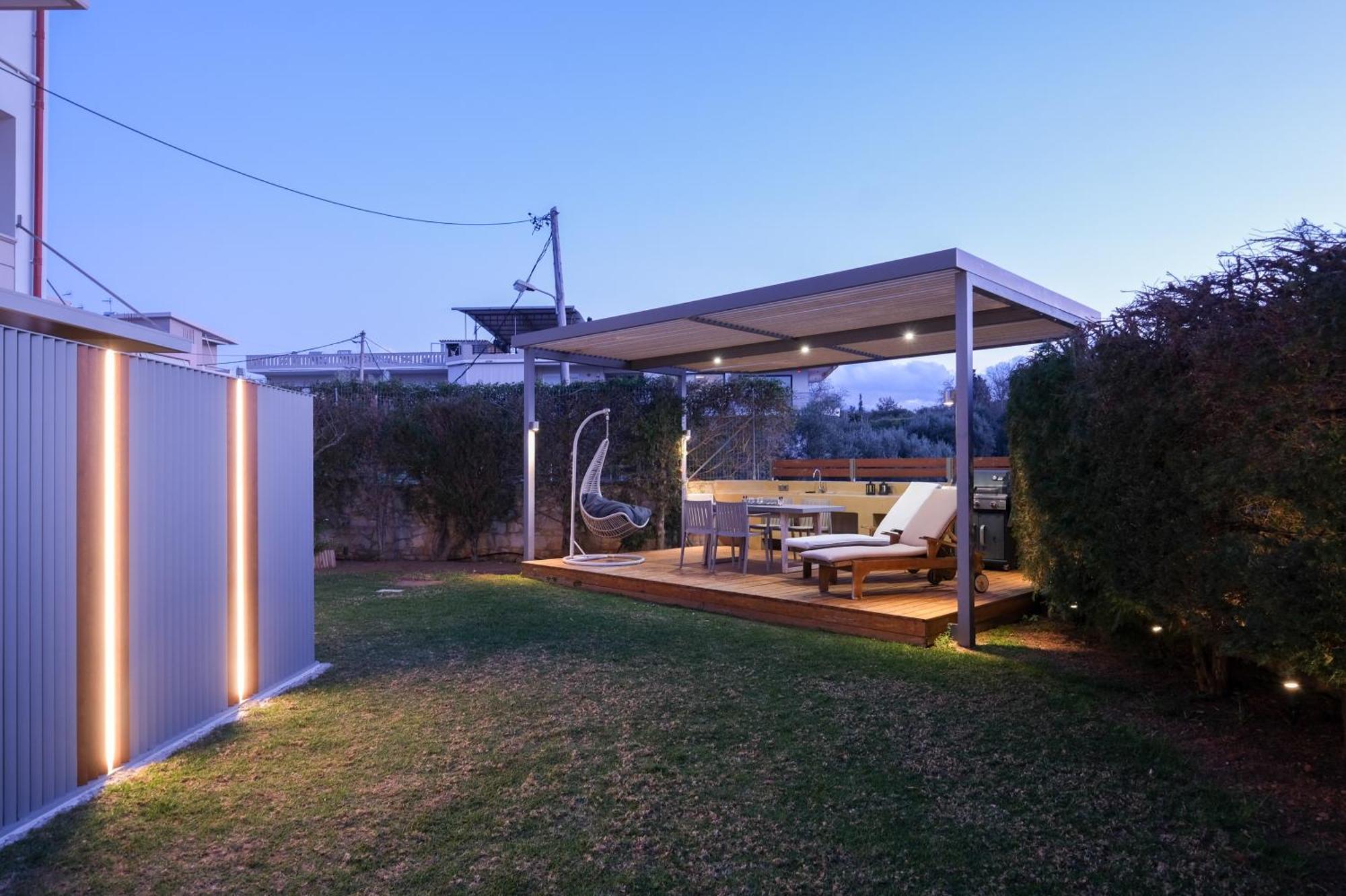 Glaros Casa Verde - Cozy flat with Garden near Beach Kato Daratso Exterior foto